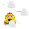 RSHuiOUXX 3pieces Clockworks Rolling Mechanism for Handmade Plush Toy and Craft for Creative Assemblies Windup Robot Replaceable Part view 4