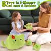 5 PCS Cactus Cat Plush Stuffed Animal Family-19" Soft Cactus Cat Plush, Large Mommy Plushies with 4 Baby Kittens Plushies for Kids, Kawaii Plush Toy Christmas Birthday Gifts for Kids Boys Girls view 4