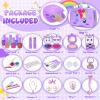 PERRYHOME Kids Makeup Kit for Girl, Kids Nails Polish Set for Girls, Unicorn Real Washable Cosmetic Set, Non-Toxic Makeup Toys, 2026 New Princess Toys & Birthday Gifts for Girls for 3-12 Years Old view 3