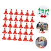 Abaodam 50pcs Simulation Road Sign School Teaching Aids Miniature Traffic Barrier Toys Roadblocks Signs Toy view 4