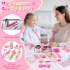 Sundaymot Doctor Kit for Girls, 34 Pcs Doctor kit for Toddlers 3-5 with Medical Storage Bag & Real Stethoscope Pretend Play Doctor Set, Doctor Play Gift for Kids Toddlers Role Play view 2