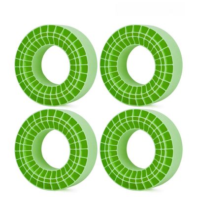 2.2 tire Inserts,4PCS 2.2" Tires Silicone Rubber Insert Foam Waterproof for 132-134mm (5.25" OD) 2.2" Tires (Green)