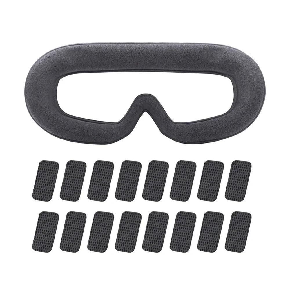 ABZEKH Drone Accessories for Drone Goggles Face Plate Replacement Kit for DJI AVATA 2 Face Mask Cover for Drone Flight Glasses Sponge Foam Eye Pads