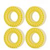 2.2 tire Inserts,4PCS 2.2" Tires Silicone Rubber Insert Foam Waterproof for 132-134mm (5.25" OD) 2.2" Tires (Yellow) view 1