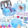 PERRYHOME Kids Makeup Kit for Girl, Frozen Real Washable Cosmetic Set, Non-Toxic Makeup Toys, Kids Nails Set for Girls, 2026 New Princess Toys & Birthday Gifts for Girls for 3 4 5 6 7 8+ Years Old view 1