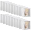 18 PCS Mini Shadow Box Frames - 5.6 in Small Square Shadow Boxes for Displaying Dried Flowers, White 3D Floating Frames for Craft Projects, Picture Frames for Home Decor DIY Favors view 1