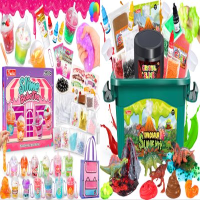 Boba Slime & Dinosaur Slime