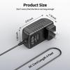CJP-Geek AC Adapter Charger Compatible with GOTRAX Comet/Nebula/Lil CUB Hoverboard view 3