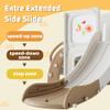 5 in 1 T oddler Slide and Swing Set, Playground Climber Slide Playset with Drawing Whiteboard, Freestanding Combination for Babies view 3