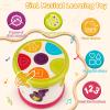 5 in 1 Baby Toy 0-6 Months Musical Early Learning Toy Drum for 1 Year Old with Light Toddler Sensory Toy for 1 2 Year Old Boy Girl Gifts view 2