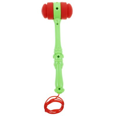 OFFIGAM Interactive Boys and Girls Hammer Toy Pounding Hammer Squeaky Sound Green Plastic Mallet