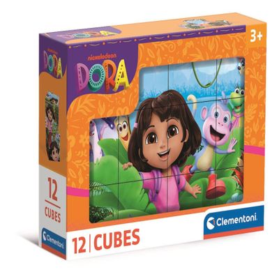 CLEMENTONI, CUBI 12 - DORA THE EXPLORER, 3years, 41510