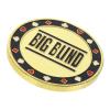 SOPOTUTU Metal Poker Dealer Button for Blind Chip Marker for Serious Gamers and Tournaments Smooth Edges for Easy Handling view 1