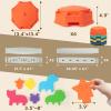 Edusense Stepping Stones for Kids, Indoor and Outdoor Balance Blocks Promote Coordination, Balance view 2
