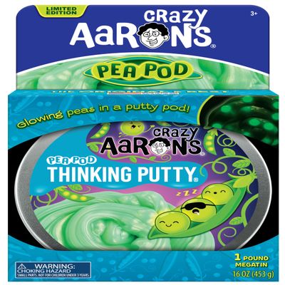 Crazy Aaron's MEGA Pea Pod Thinking Putty - Made in USA