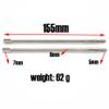 2Pcs Silver Steel Rear Alex CVD Drive Shaft Replacement for Traxxas 1/7 RC Car Repair Parts view 2