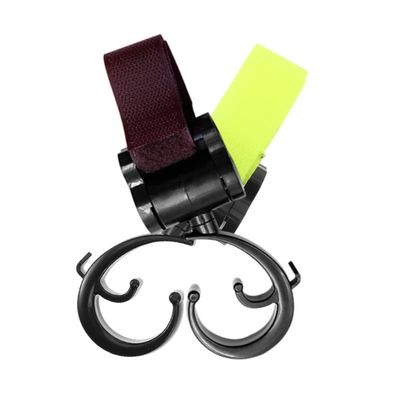 Amosfun 2pcs Heavy Duty Stroller Hooks for Stroller Versatile Bag Hook for Shopping and Diaper Bags Easy to Attach and Detach Compatibility Motorcycles and Scooters