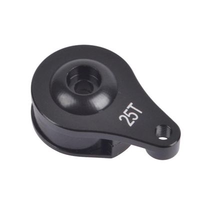 Aluminum 25T Servo Saver Compatible with 1/10 1/7 1/8 RC Crawler Rock Off-Road Buggy and On-Road Drift Cars(Single Hole)