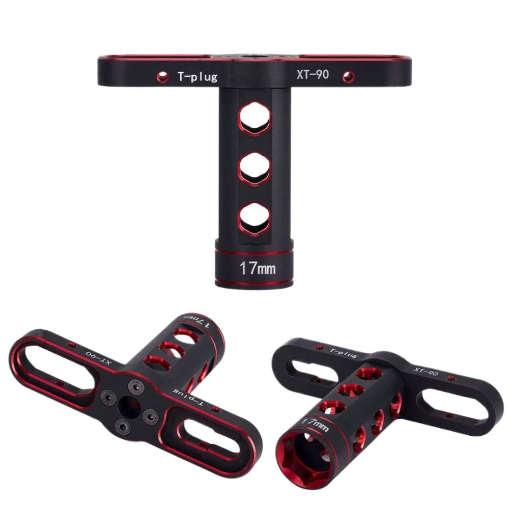 17mm Aluminum Wheel Hex Nut Wrench Tool Compatible with 1/8 Off-Road RC Car Trax