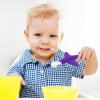4PC Plastic Airplane Spoon for Kids, Durable Lightweight Mini Tableware for Home Kitchen, Travel, Picnics, Portable Utensil for Snacks, Desserts, and Soups (Purple) view 4