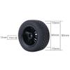 2Pcs/Set 1/12 Rubber Racing Car Tires and Plastic Hubs Wheel Rims Compatible with 1:12 RC Car Racing Vehicle Spare Parts view 2