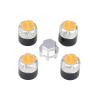 4PCS TGCWENG M4 CNC Aluminum Alloy RC Wheel Hex Nuts with Tools Suitable for TRX4 Axila SCX10 Redcat HSP Etc 1/10 RC Crawler Car (Yellow) view 1