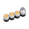 4PCS TGCWENG M4 CNC Aluminum Alloy RC Wheel Hex Nuts with Tools Suitable for TRX4 Axila SCX10 Redcat HSP Etc 1/10 RC Crawler Car (Yellow) view 2