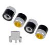 4PCS TGCWENG M4 CNC Aluminum Alloy RC Wheel Hex Nuts with Tools Suitable for TRX4 Axila SCX10 Redcat HSP Etc 1/10 RC Crawler Car (Yellow) view 4