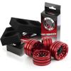 4 Pcs 1.9 Beadlock Aluminum Wheels Compatible with 1/10 RC Crawlers TRX6 I II III GEN7 GEN8 Upgrade Parts 398g view 4