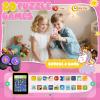 Kids Smart Phone Toys for Girls,Christmas Birthday Gifts for Girls Age 3-10 Kids Cell Phone Toys with 2.8" Touchscreen 20 Learning Games Dual Camera Music Player, 8G SD Card view 4