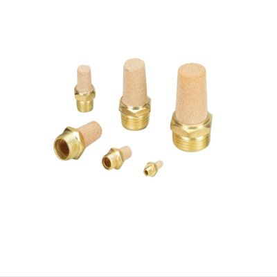 10PCS Pneumatic exhaust muffler brass silencer fiitting noise filter reducer BSL-M5 Rc1/8 RC1/4 RC3/8 RC1/2 copper material(BSL-04 RC1-2)