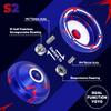 S2 Professional Yoyo for Kids, Responsive Yoyo for Beginner Adults, DNA Yo Yo with KK Bearing+ 10 Strings+ Yo-yo Bag (S2 Blue Red) view 2