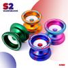 S2 Professional Yoyo for Kids, Responsive Yoyo for Beginner Adults, DNA Yo Yo with KK Bearing+ 10 Strings+ Yo-yo Bag (S2 Blue Red) view 4