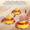 KIDS KING 4PCS Animal Press to Go Car Toys for Toddlers 1-3, Push Go Friction Car Toys for 6-18 Months Baby, Animal Space Racing Cars, Infant Play Vehicle Set, Birthday Gifts for 1 Year Old Girl & Boy view 2