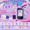 Kids Smart Phone Toys for Girls,Christmas Birthday Gifts for Girls Age 3-10 Kids Cell Phone Toys with 2.8" Touchscreen 20 Learning Games Dual Camera Music Player, 8G SD Card view 2