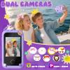 Kids Smart Phone Toys for Girls,Christmas Birthday Gifts for Girls Age 3-10 Kids Cell Phone Toys with 2.8" Touchscreen 20 Learning Games Dual Camera Music Player, 8G SD Card view 3