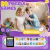 Kids Smart Phone Toys for Girls,Christmas Birthday Gifts for Girls Age 3-10 Kids Cell Phone Toys with 2.8" Touchscreen 20 Learning Games Dual Camera Music Player, 8G SD Card view 4