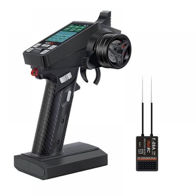 RC CT-8A 2.4G 8-Channel Remote Control Transmitter with F-08A Receiver Compatible with Climbing and Drift Vehicles RC Cars and Tanks(CT-8A Metal)