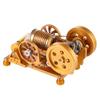 Domiuie Stirling Engine Model Kit That Runs, Vacuum Suction Fire Type Aluminum Alloy Engine Model with Brass Cylinder Piston, Physics Experiment Toy view 4