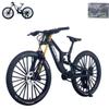 1:8 Scale Mountain Bike Toy DS Die-Cast Mini Finger Bicycle Model Desktop Decoration Scale Men Toy DH Alloy Bike Action Figurine Toy for Cake Topper Crafts (Black) view 1