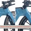 1:8 Scale Road Race Bike Toy Racing Bicycle Die-Cast DS Mini Road Finger Rider Bicycle Model Desktop Decoration DH Alloy Bike Action Figurine Toy for Cake Topper Crafts (Blue) view 2
