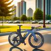 1:8 Scale Road Race Bike Toy Racing Bicycle Die-Cast DS Mini Road Finger Rider Bicycle Model Desktop Decoration DH Alloy Bike Action Figurine Toy for Cake Topper Crafts (Blue) view 3