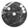 EARTHEN CRAFTS Marble Tic Tac Toe Board Game 6 Inches Black & White Balls, Cute Decorative Board Game for Family, Ideal for Game Night, Home Decor & Coffee Table Decor view 1