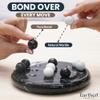 EARTHEN CRAFTS Marble Tic Tac Toe Board Game 6 Inches Black & White Balls, Cute Decorative Board Game for Family, Ideal for Game Night, Home Decor & Coffee Table Decor view 3