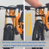 Kuasting 1:8 Scale Mountain Bike Toy DS Die-Cast Mini Finger Bicycle Model Toy Bicycle Figurine Desktop Decoration DH Alloy Bike Action Figurine Toy for Cake Topper Crafts (Yellow) view 3
