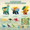BETLYS Dinosaur Toys for 3 4 5 6 7 8 Year Old Boys, Take Apart Dinosaur Toys for Kids STEM Educational Construction Building Kids Toy with Detachable, Party Christmas Birthday Easter Gifts Boys Girls view 3