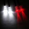 5mm LED Lights for Remote Control Vehicle 2 White 2 Redness Easy Install LED Lighting Set for Car Enthusiasts view 4
