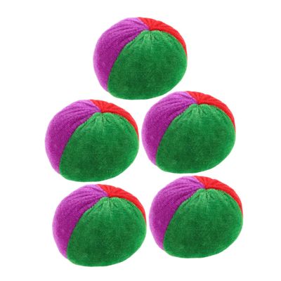 CORHAD 5PCS Mini Colorful Bean Bags Interactive Learning for Indoor Outdoor Toss Games Promotes Hand Eye Coordination Easy to Store and Carry for Parties and Carnivals