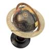 Antique Style Nautical Brass Armillary Sphere World Globe Astrolabe Mounted on Metal Base - Perfect Decor Accent for Office and Gift view 3