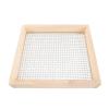 JDJUBOA Wood Garden Sand Sieve Filter for Square Compost Soil Stone Mesh Garden Soil Sieve Sand Sifter for Gravel Sand Garden Sieve view 1